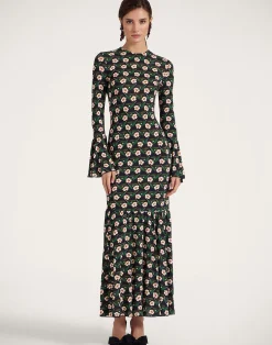 La DoubleJ Party Dressing<Alba DressMayfair Black in Flowy Jersey