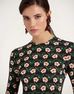La DoubleJ Party Dressing<Alba DressMayfair Black in Flowy Jersey