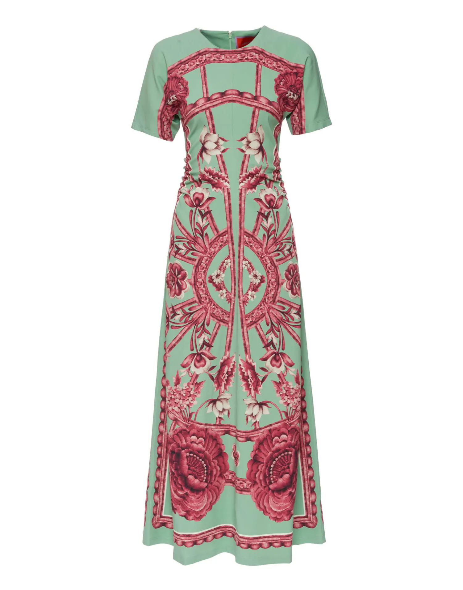 La DoubleJ Vestiti<Angelica DressZodiac Placée Acquamarine in Envers Satin