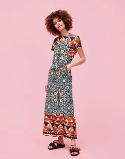 La DoubleJ Grembiuli|Tessili<ApronConfetti Blu in Cotton