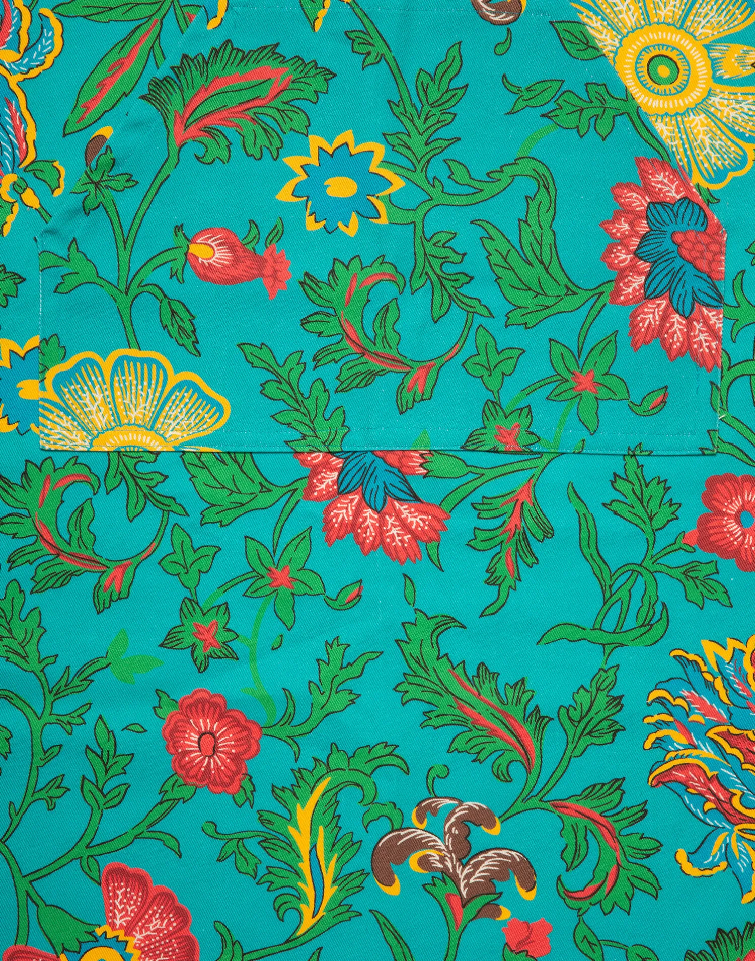 La DoubleJ Grembiuli|Tessili<ApronDragon Flower Turchese in Cotton