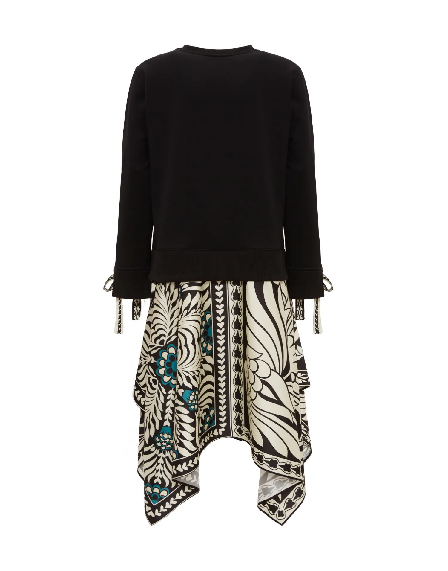 La DoubleJ Vestiti<Arcade DressMix Tiles Placée Black in Heavy Jersey
