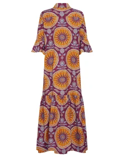 La DoubleJ Vestiti<Artemis DressSovereign Purple in Summer Poplin