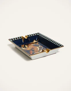 La DoubleJ Vassoi E Svuotatasche|Home Décor<AshtrayThe Dragon Midnight Blue in Porcelain