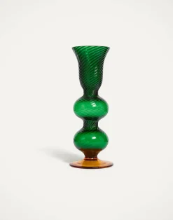 La DoubleJ Candele|Home Décor<Baby Bubble Candle StickSolid Green in Murano Glass