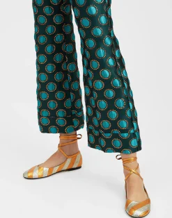 La DoubleJ Scarpe|Accessories<Ballerina FlatsOrange in Faux Python