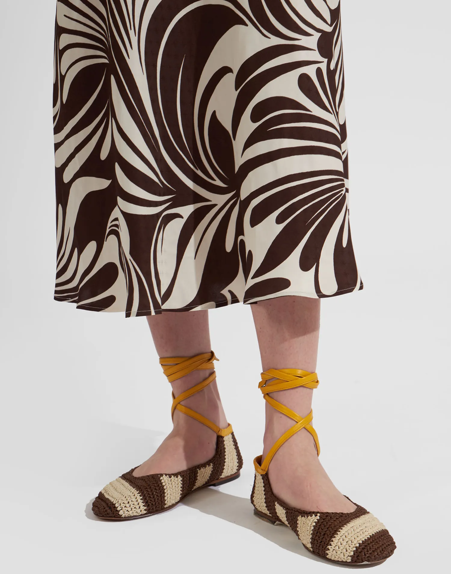 La DoubleJ Accessories|Scarpe<Ballerina FlatsVeneziana in Twill