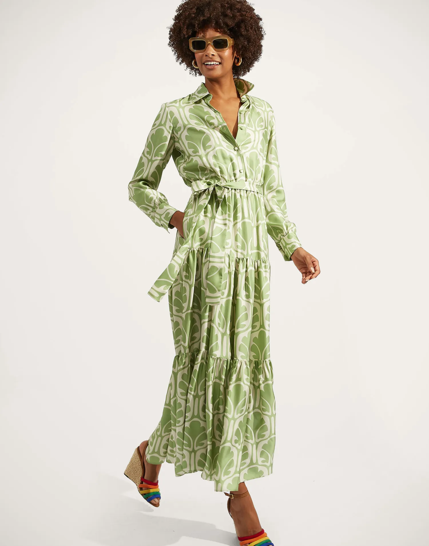 La DoubleJ Vestiti<Bellini DressGrove in Twill Silk