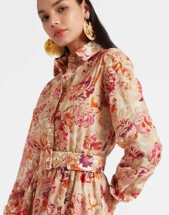 La DoubleJ Vestiti<Bellini DressHottie Cream in Embroidered Organza