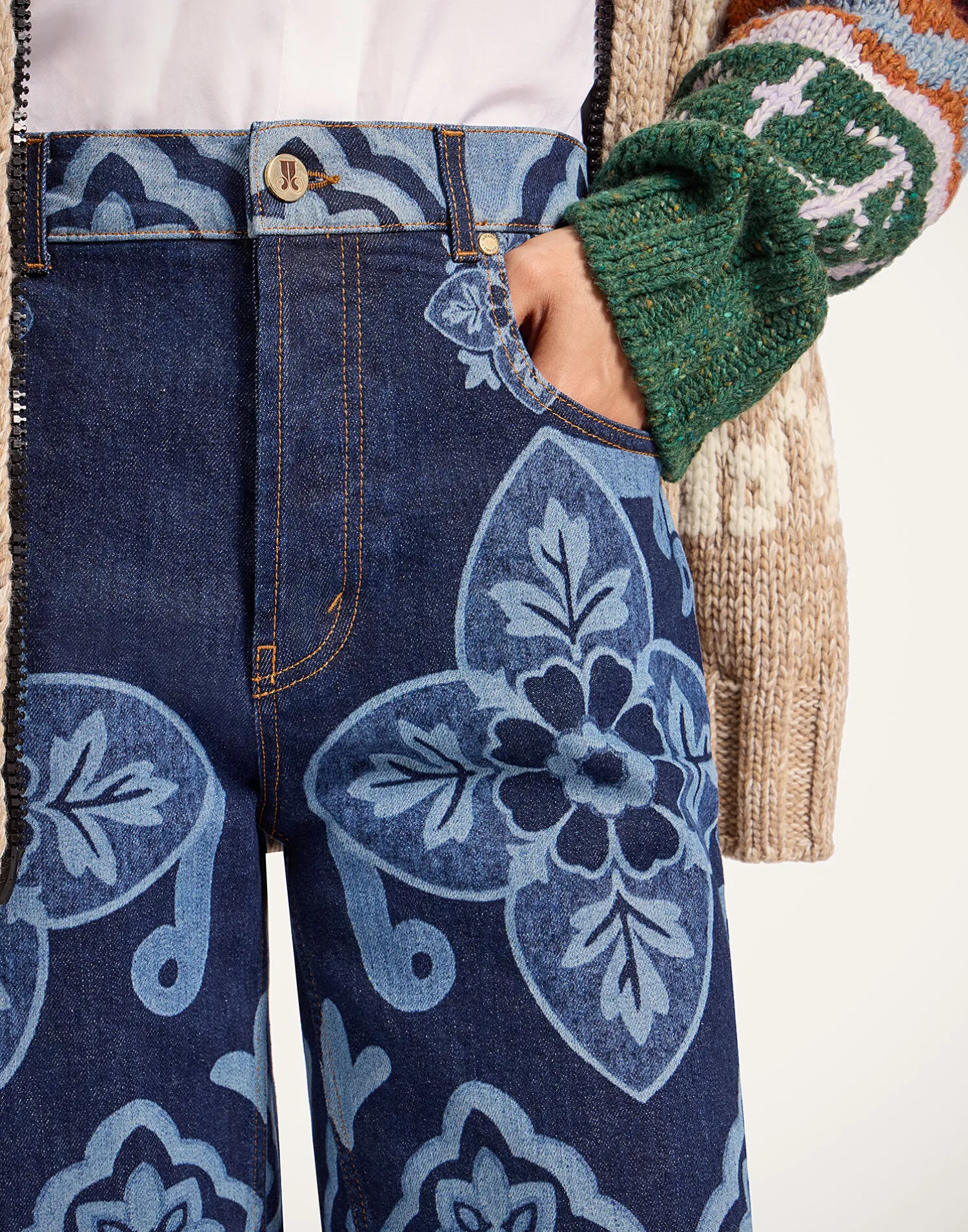 La DoubleJ Denim|Pantaloni E Shorts<Better Than Your Boyfriend JeansPartenope Navy in Denim
