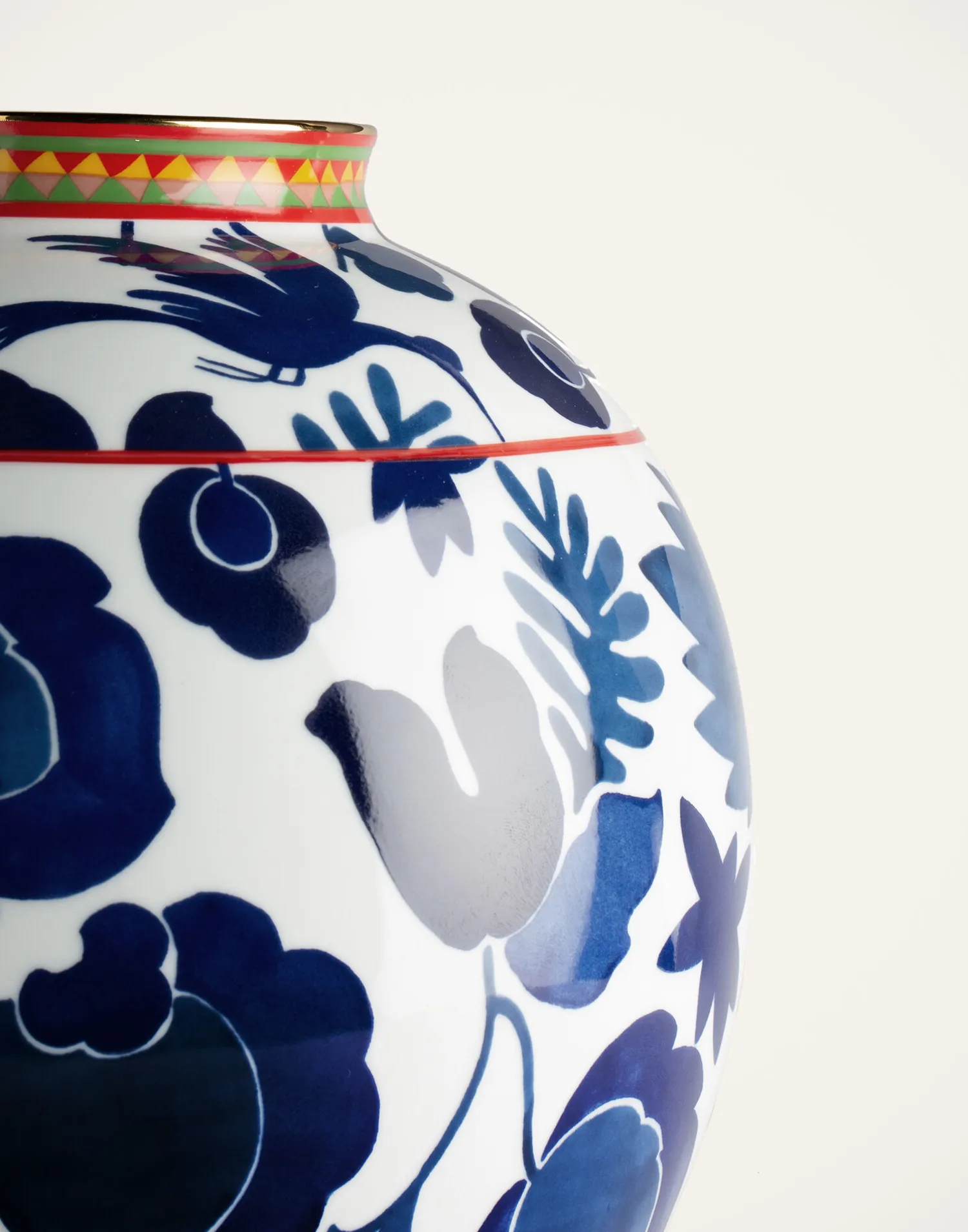 La DoubleJ Vasi|Home Décor<Big Bubble VaseWildbird Blu in Porcelain