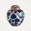 La DoubleJ Vasi|Home Décor<Big Tea JarWildbird Blu in Porcelain