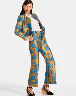 La DoubleJ Capispalla<Bijoux JacketHottie Turquoise in Jacquard
