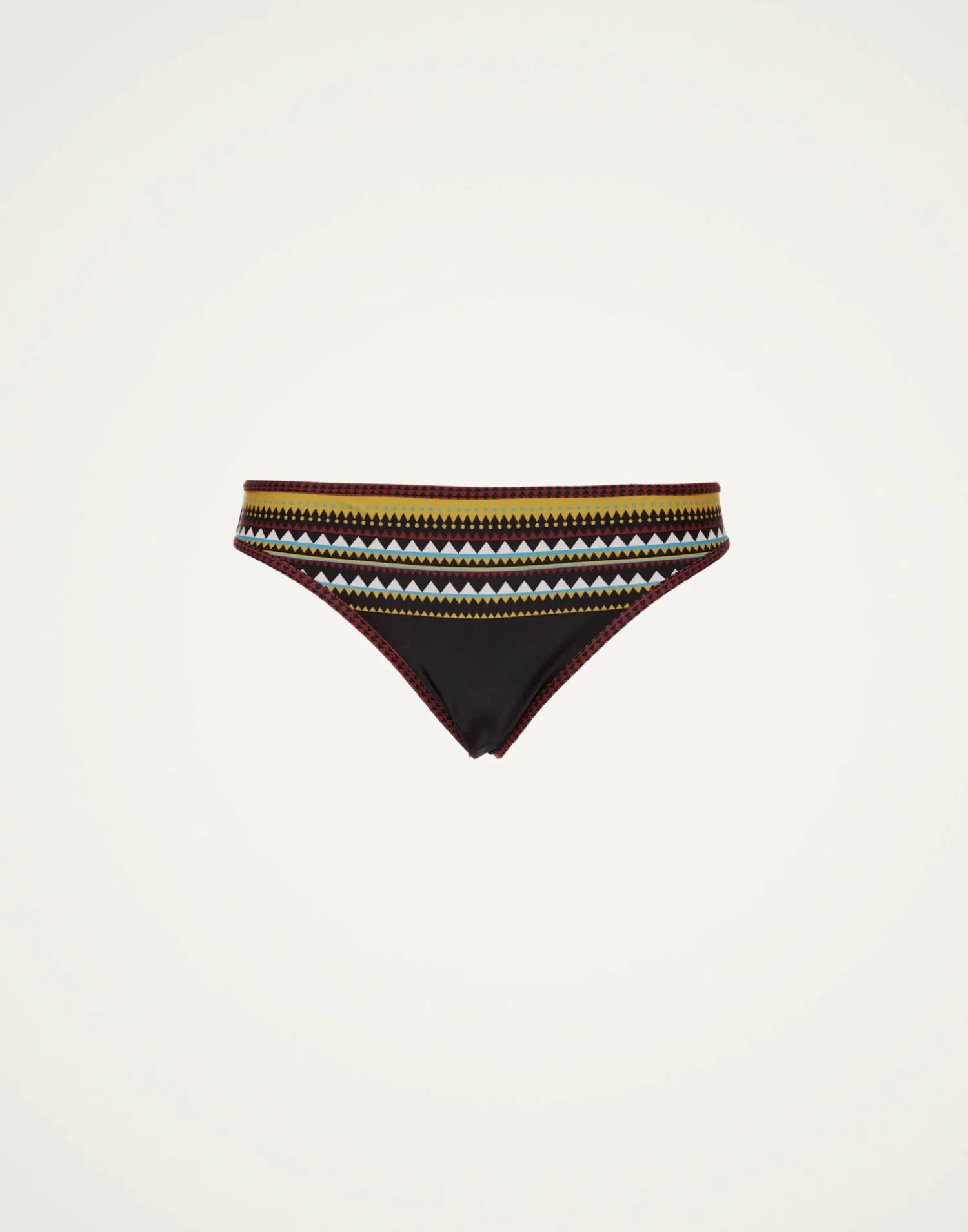 La DoubleJ Moda Mare<Bikini BottomDoric Placée Black in Lycra