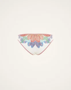 La DoubleJ Moda Mare<Bikini BottomGrenadilla Plac&eacute;e Off White in Lycra