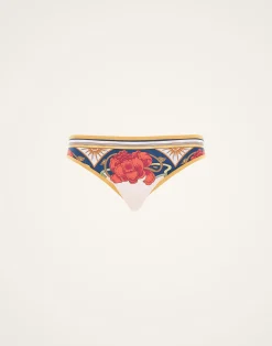 La DoubleJ Moda Mare<Bikini BottomTaormina Placée Ivory in Lycra