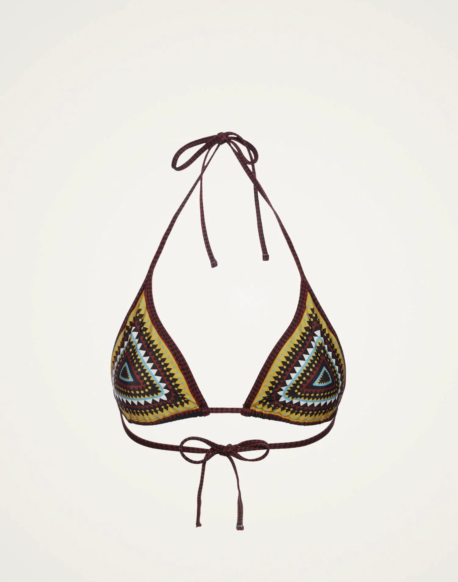 La DoubleJ Moda Mare<Bikini TopDoric Placée Black in Lycra