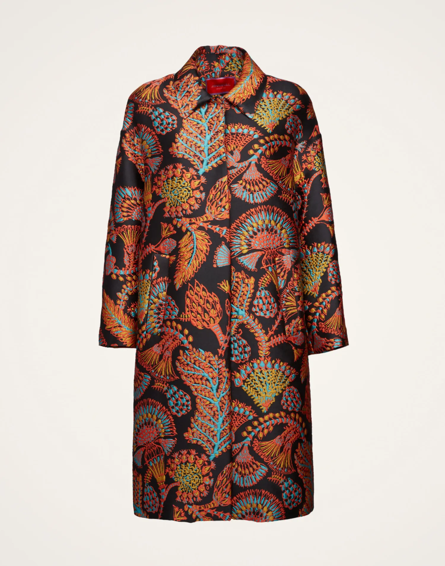 La DoubleJ Capispalla<Boxy CoatSicomore Black in Jacquard