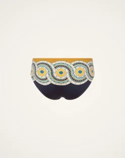 La DoubleJ Moda Mare<Boy BriefMudejar Placée Blue in Supreme Lycra