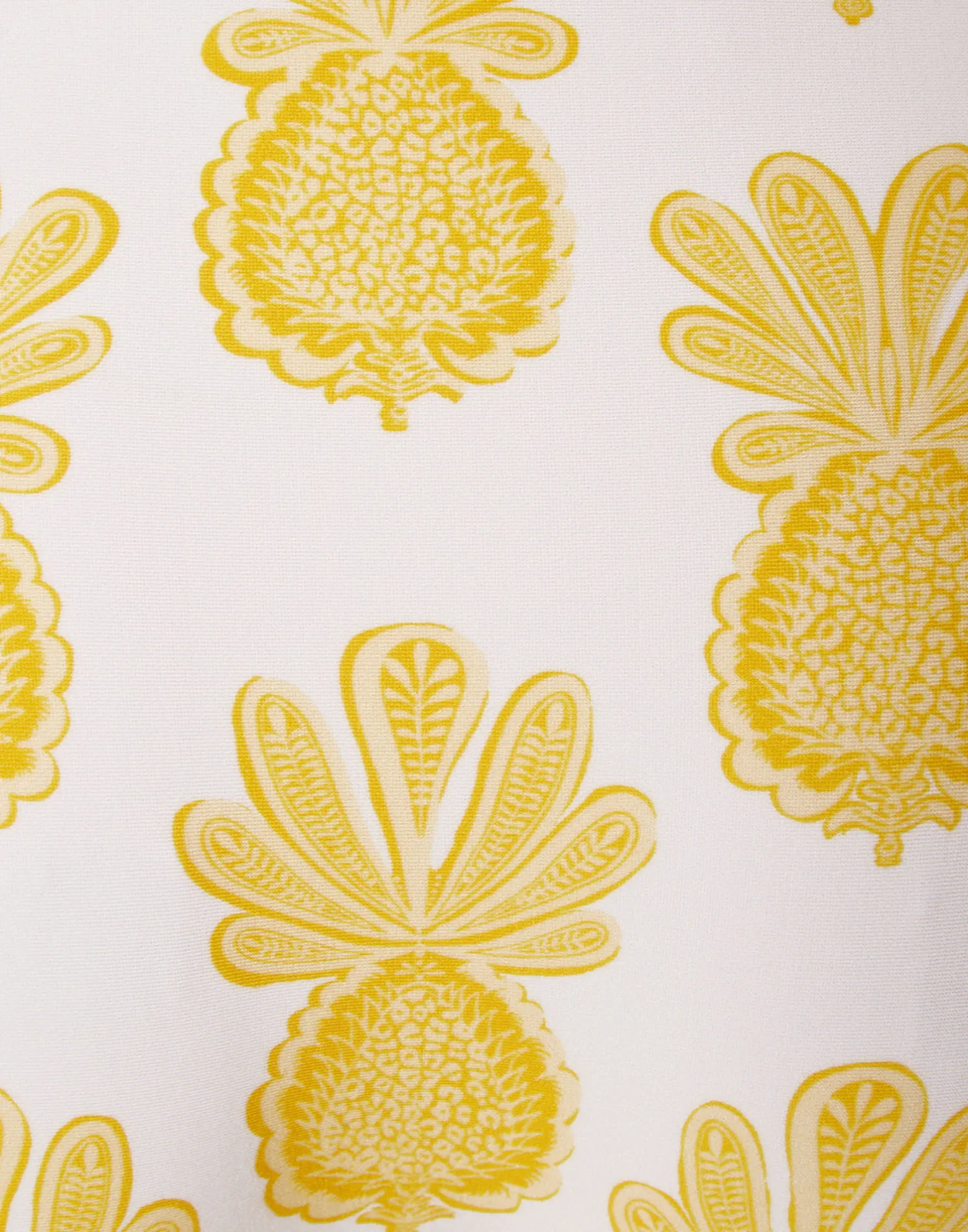 La DoubleJ Moda Mare<Boy BriefPineapple Sunflower White in Lycra