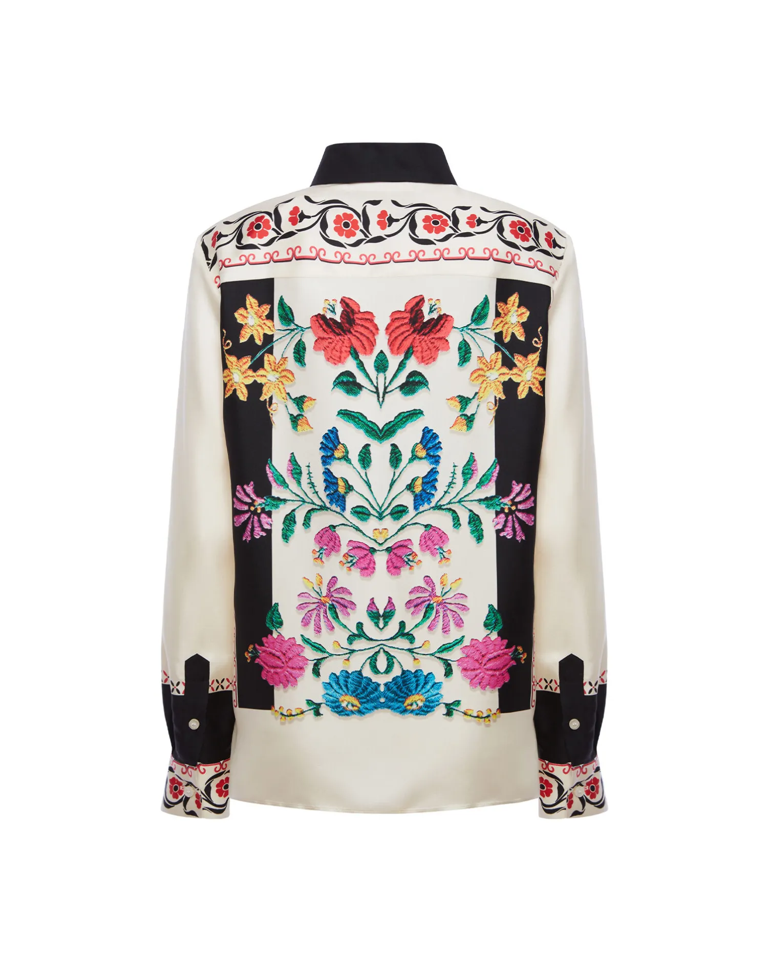 La DoubleJ Camicie E Top<Boy ShirtPlaza Placée Ivory in Silk Twill