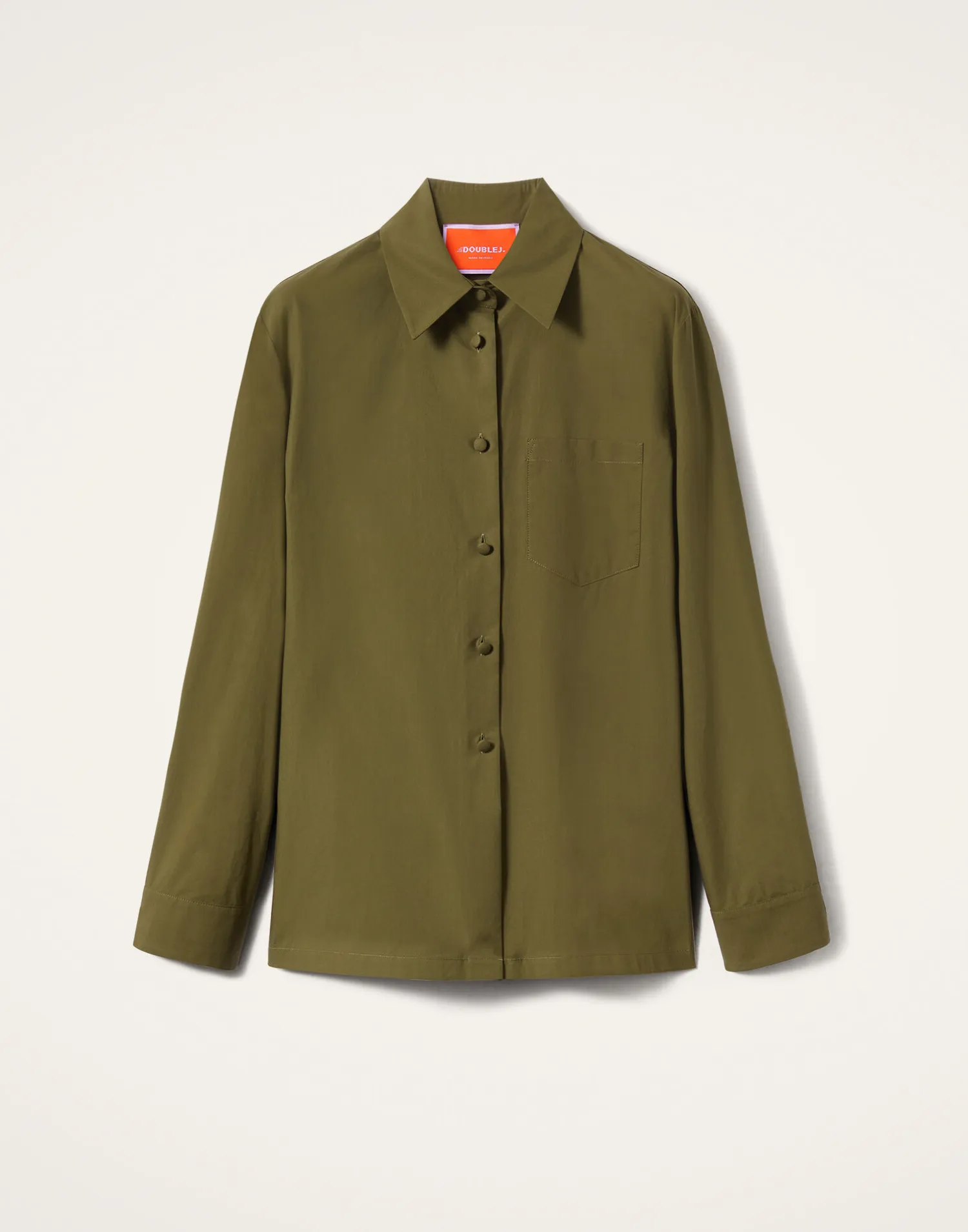La DoubleJ Camicie E Top<Boy ShirtSolid Camouflage in Crisp Poplin