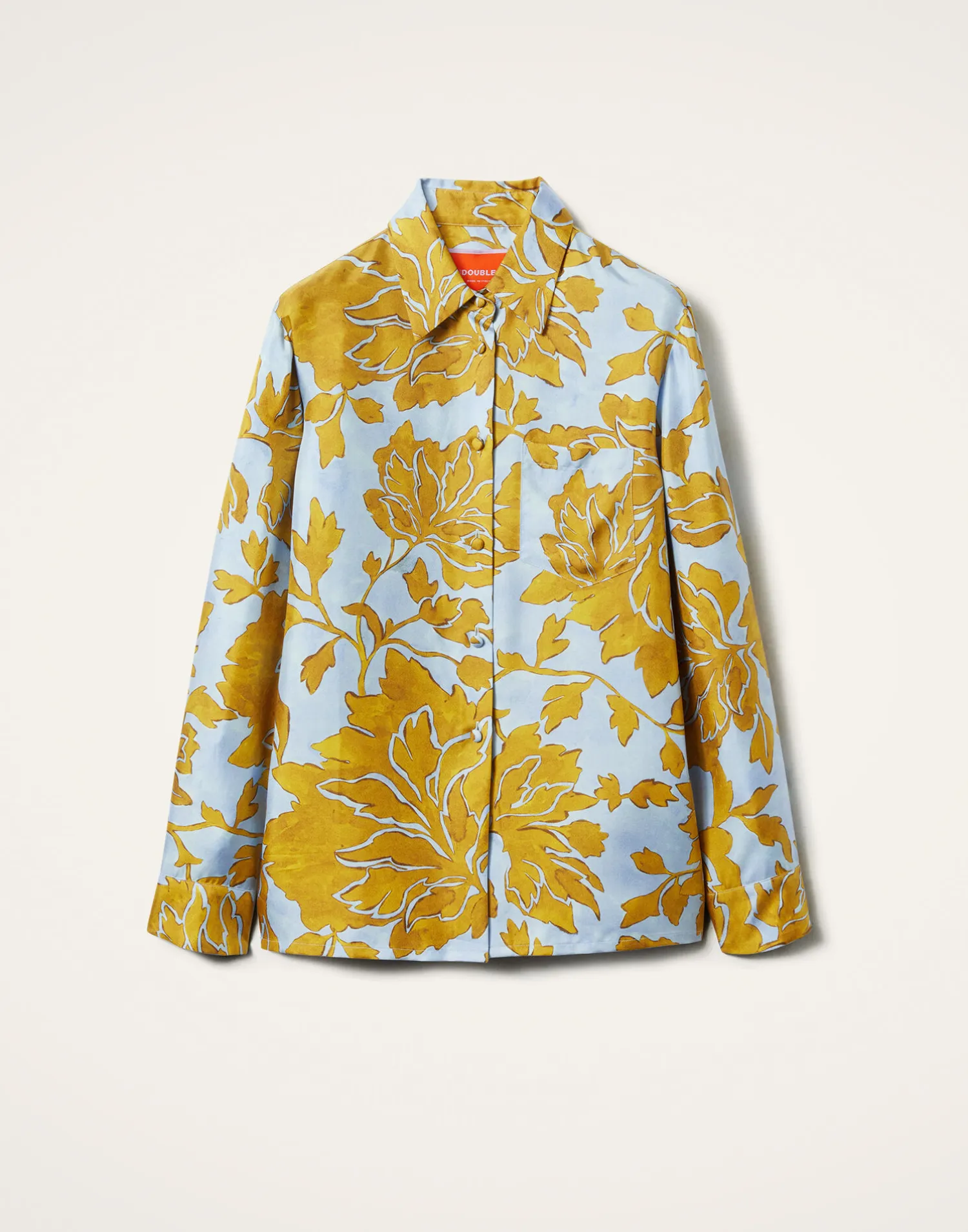 La DoubleJ Camicie E Top<Boy ShirtTangle Light Blue in Silk Twill