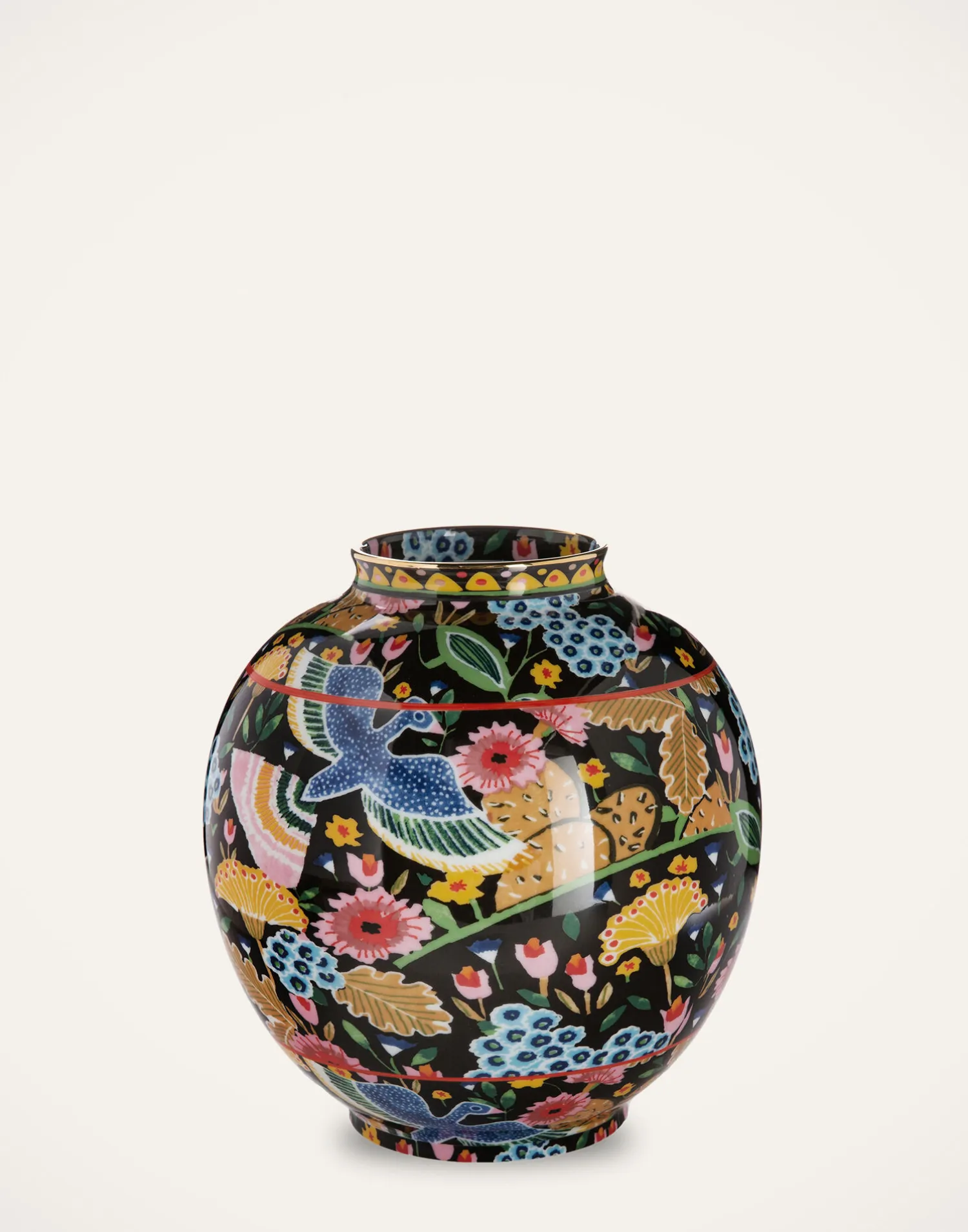 La DoubleJ Vasi|Home Décor<Bubble VaseColombo Nero in Porcelain