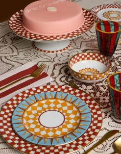 La DoubleJ Accessori Per La Tavola|Tavola<Cake StandApollo Brick in Porcelain