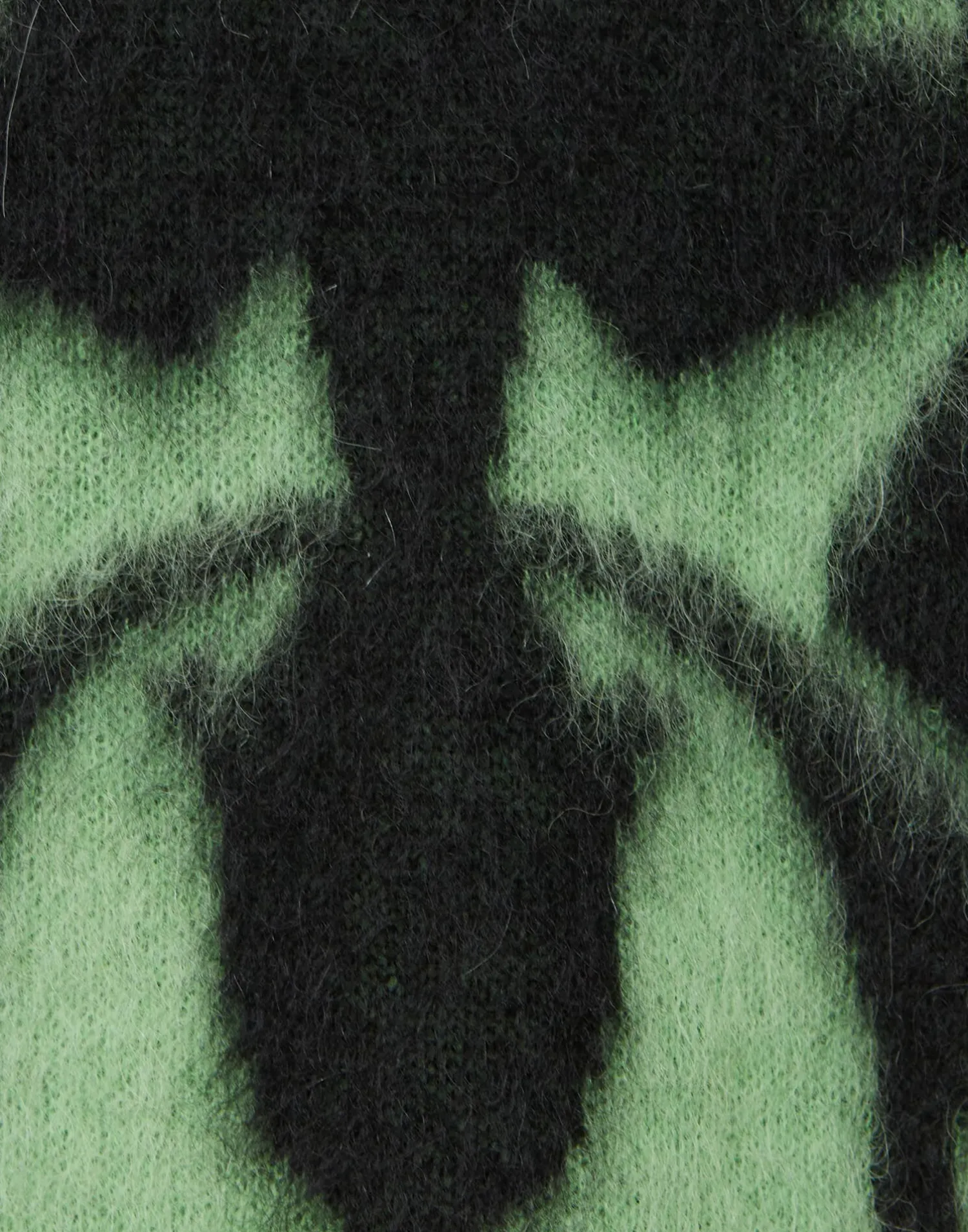 La DoubleJ Maglieria<Camden JumperGreen & Black in Brushed Wool