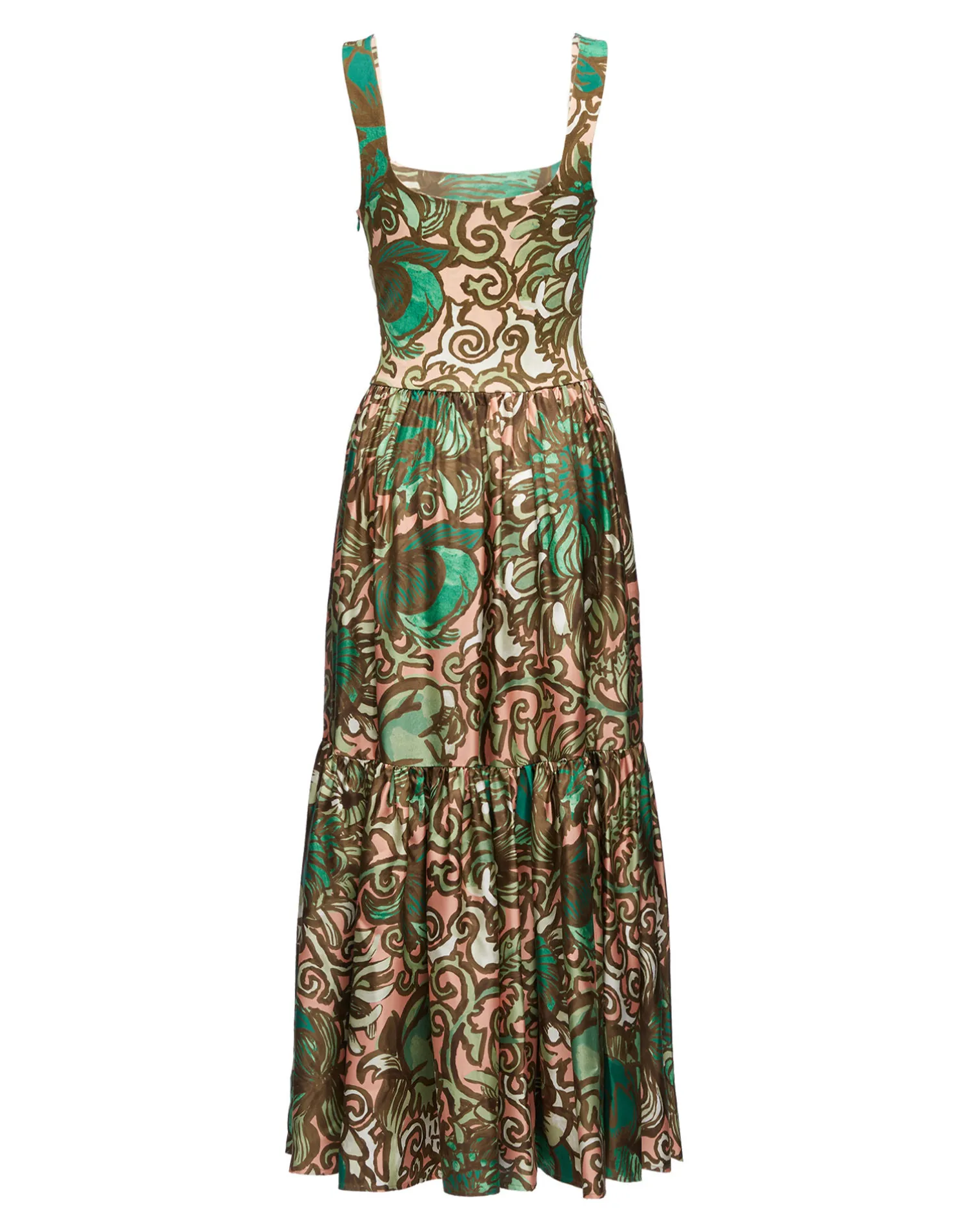 La DoubleJ Vestiti<Capri DressAnemone Pink in Twill Silk