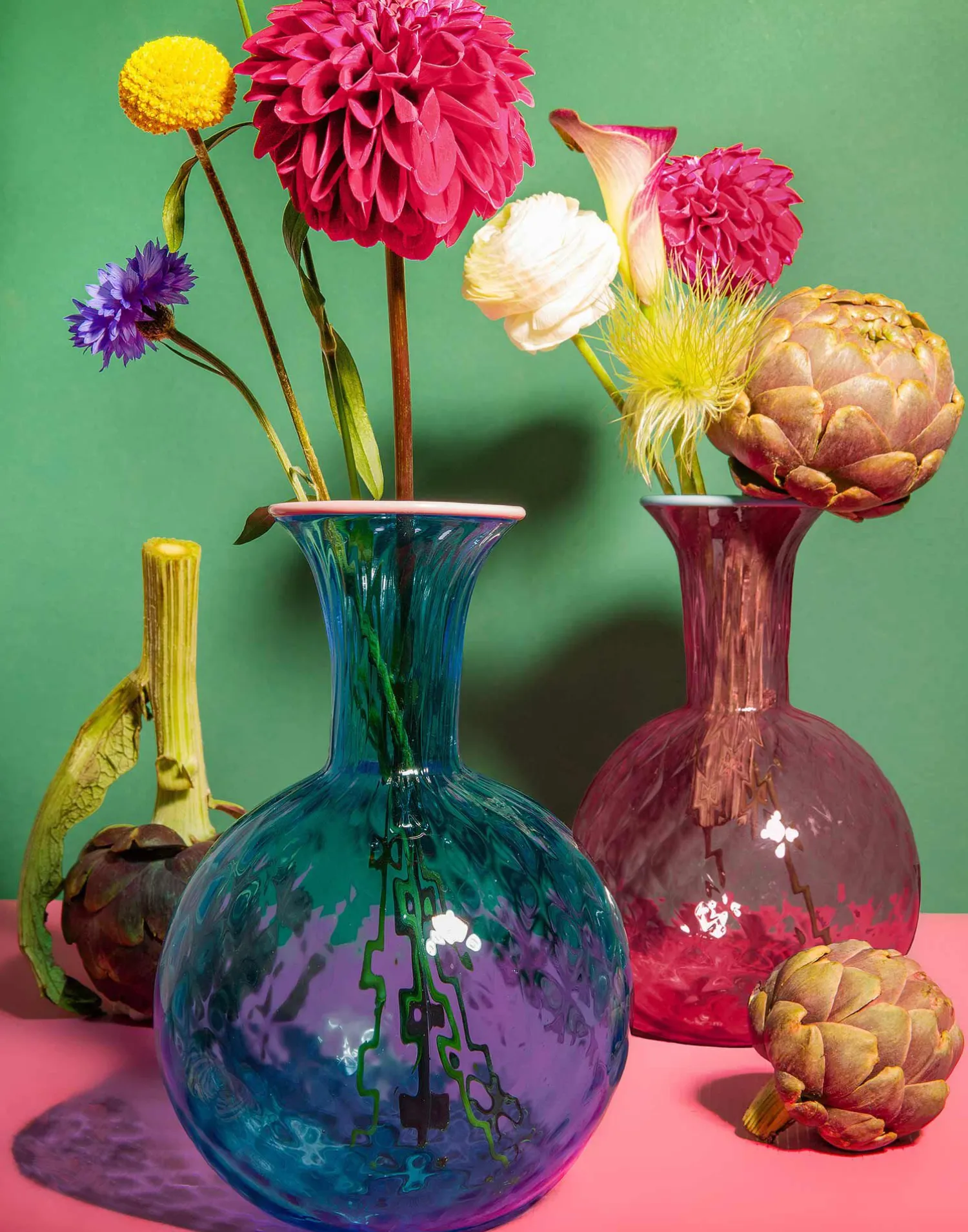 La DoubleJ Accessori Per La Casa|Vetro<CarafeBlu Fumé in Murano Glass