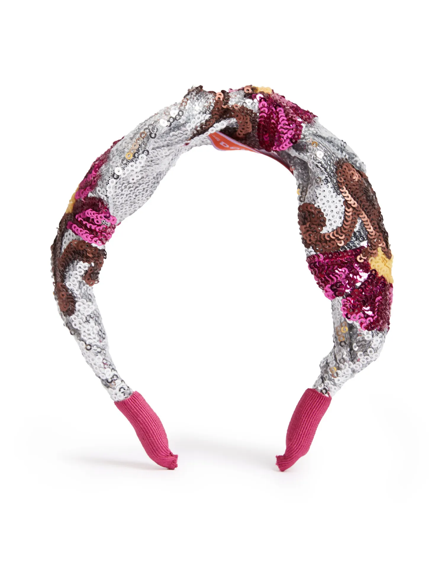 La DoubleJ Accessori Per Capelli|Accessories<CerchiettoSilver in Textured Sequins