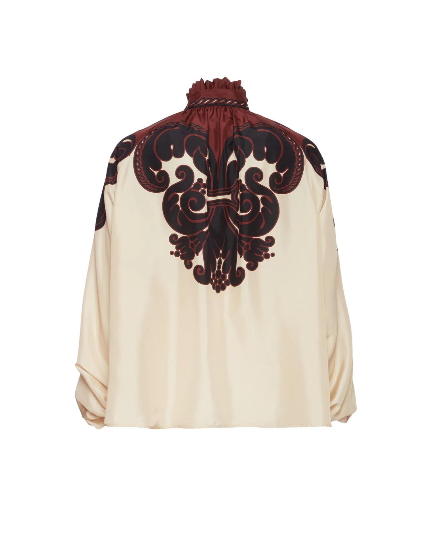 La DoubleJ Party Dressing<Cerere BlouseCorsini Placée Cream in Silk Voile