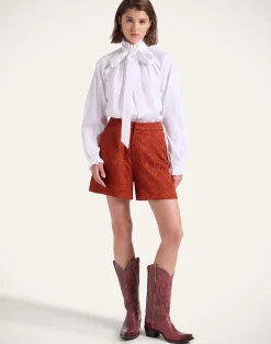 La DoubleJ Camicie E Top<Cerere BlouseSolid White in Tailor Poplin