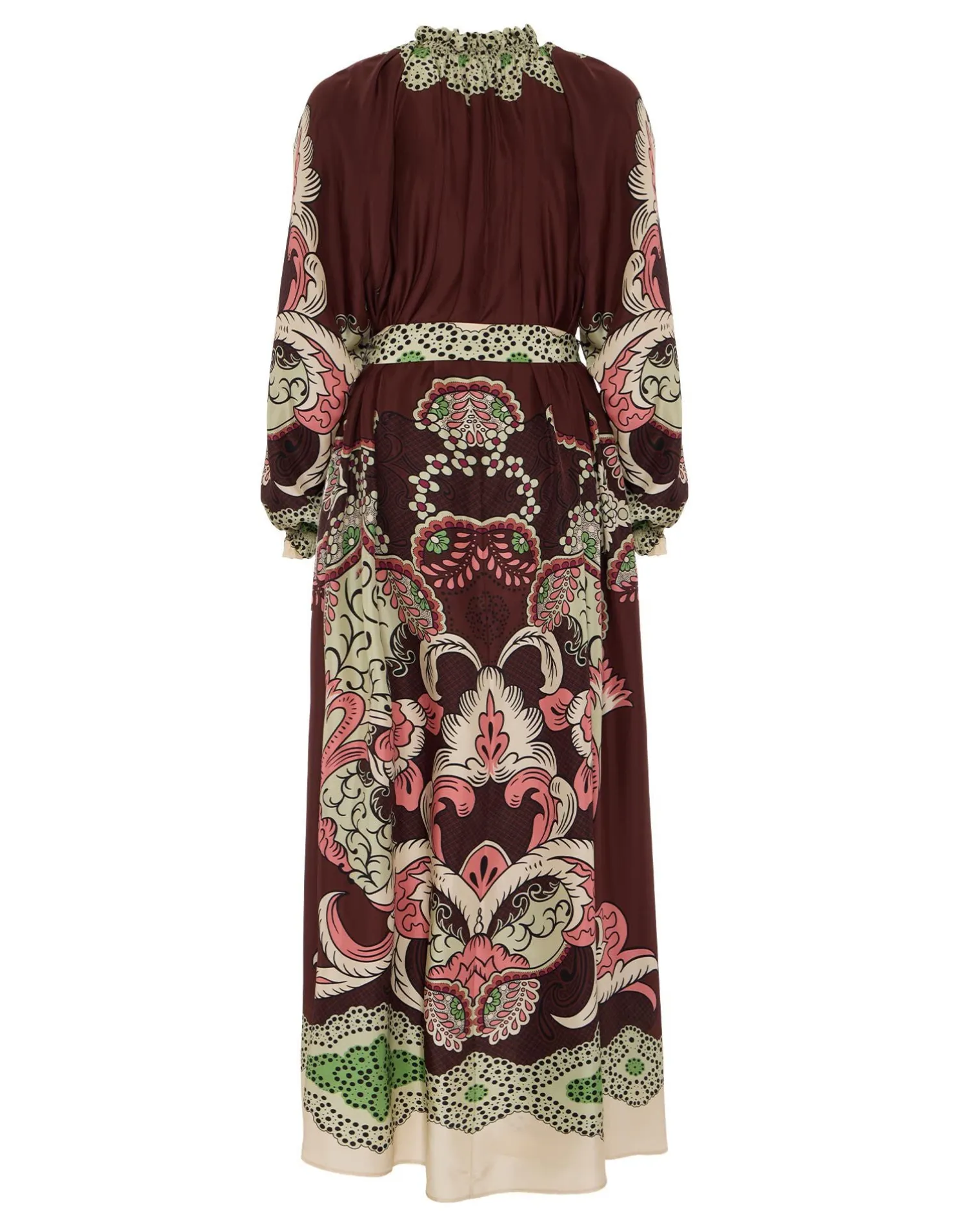 La DoubleJ Party Dressing<Cerere DressPortal Placée Brown in Silk Voile