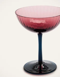 La DoubleJ Bicchieri|Vetro<Champagne Coupe Set of 2Viola in Glass