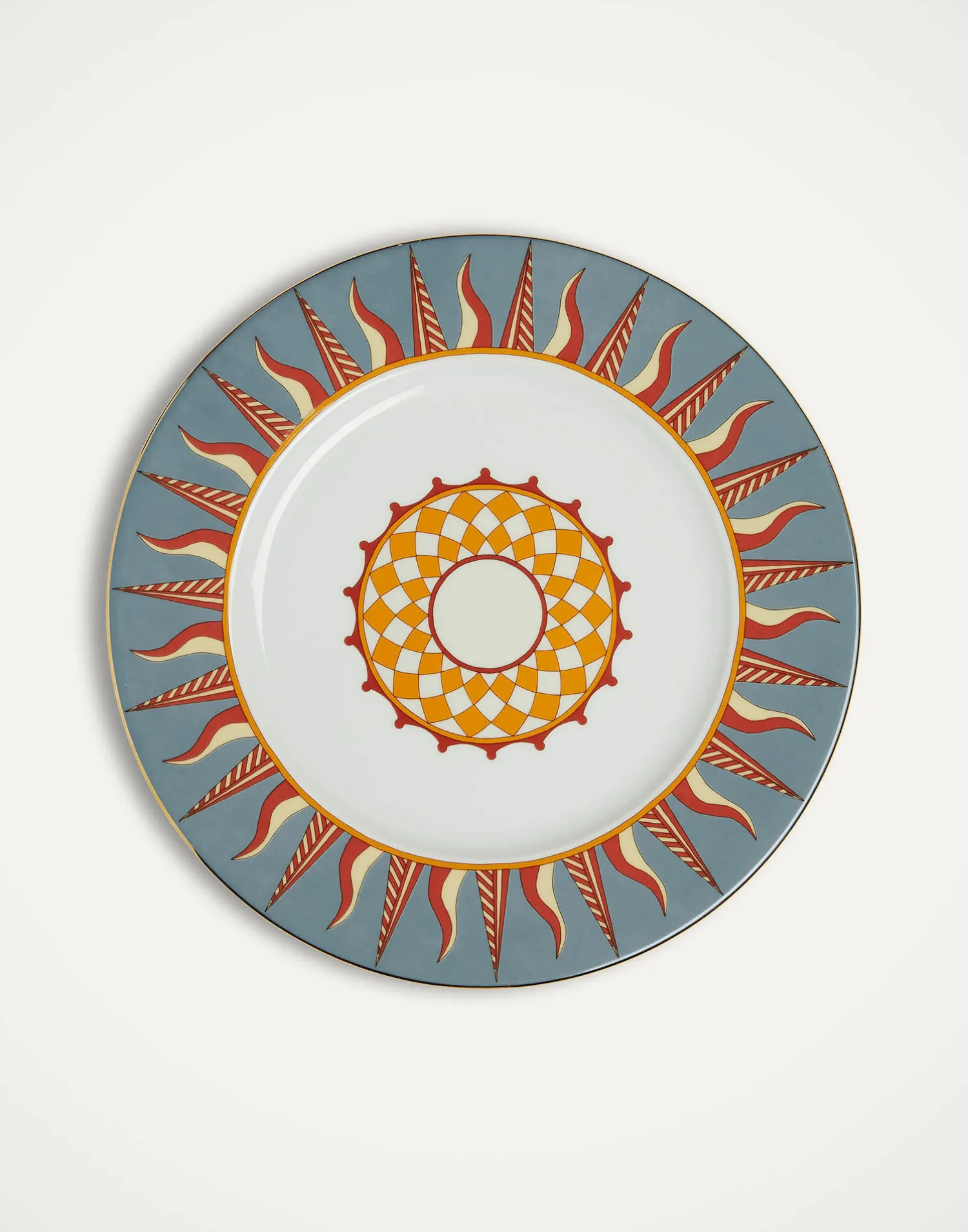 La DoubleJ Piatti|Tavola<Charger PlateRa Sky Blue in Porcelain