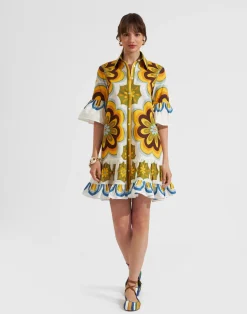 La DoubleJ Vestiti<Choux DressCiccio Placée in Cotton Poplin