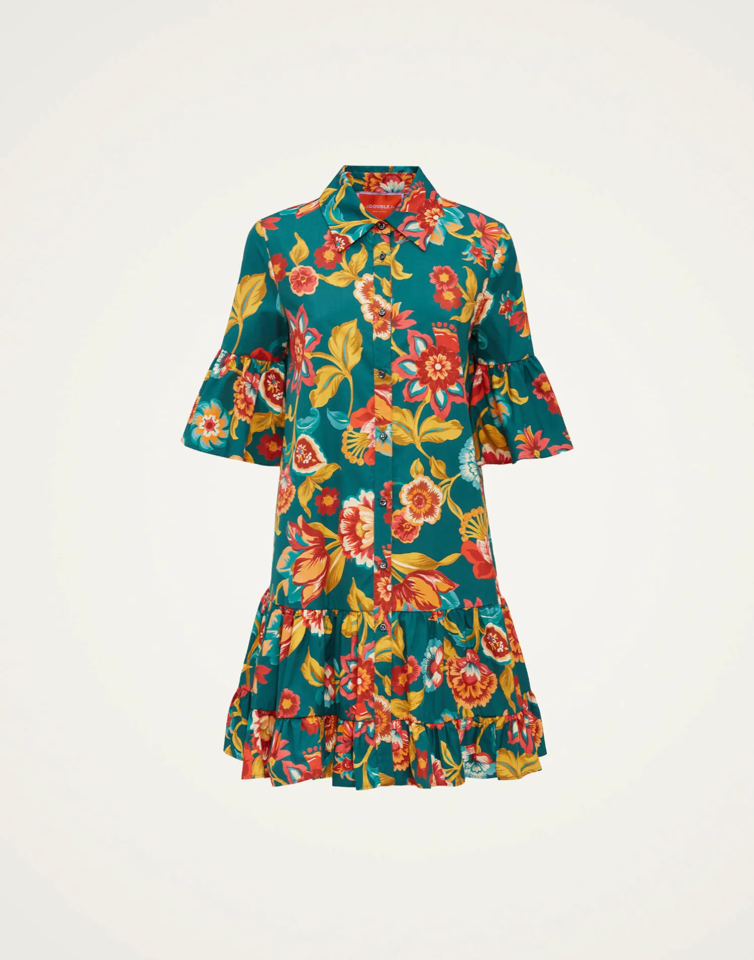 La DoubleJ Vestiti<Choux DressHottie Emerald in Summer Poplin