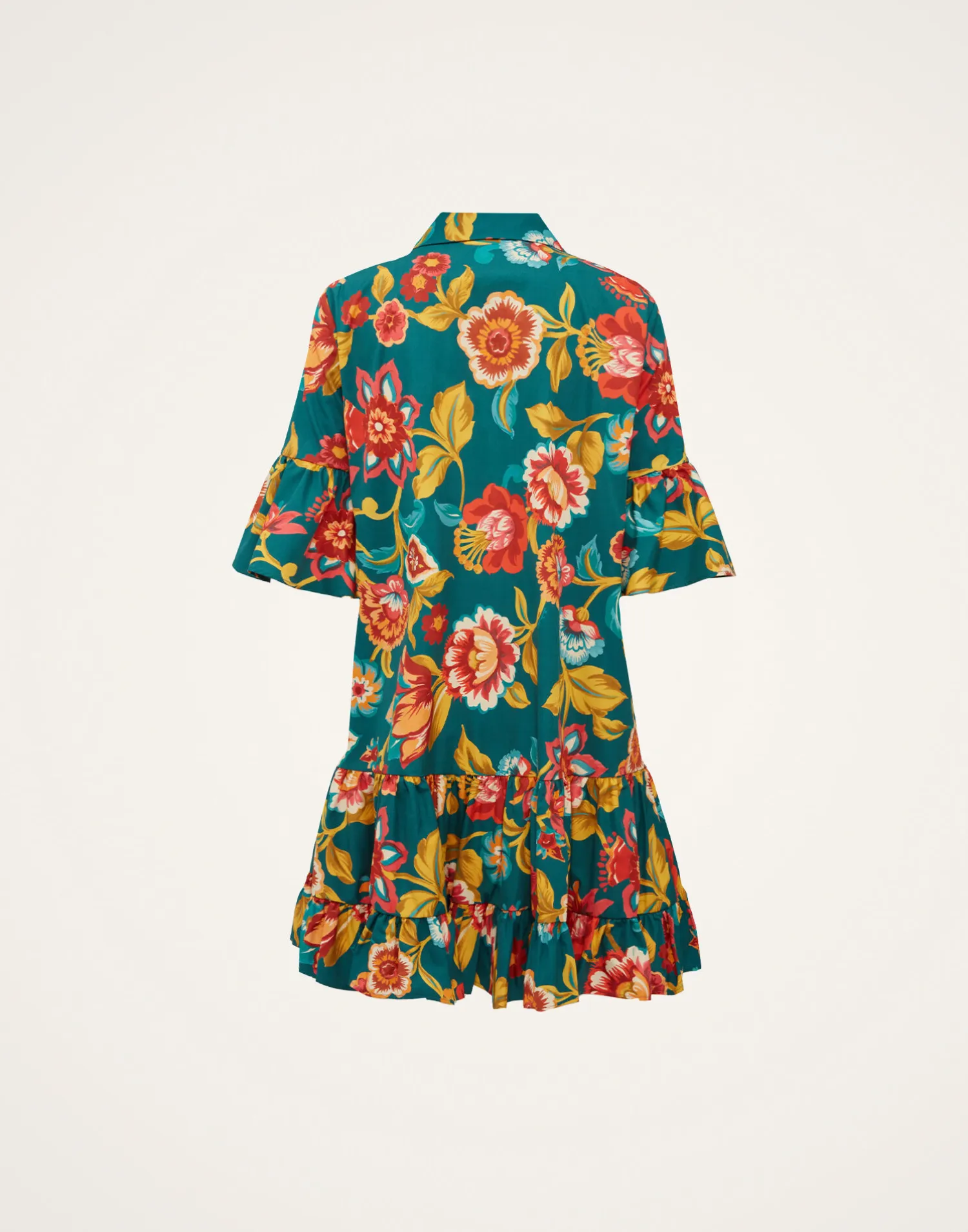 La DoubleJ Vestiti<Choux DressHottie Emerald in Summer Poplin