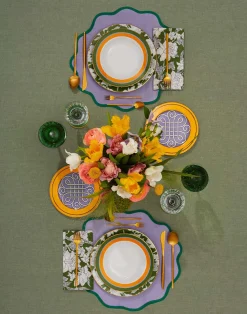 La DoubleJ Runner E Tovagliette|Tessili<Cloud Placemat Set Of 2Rainbow Lilac in Linen