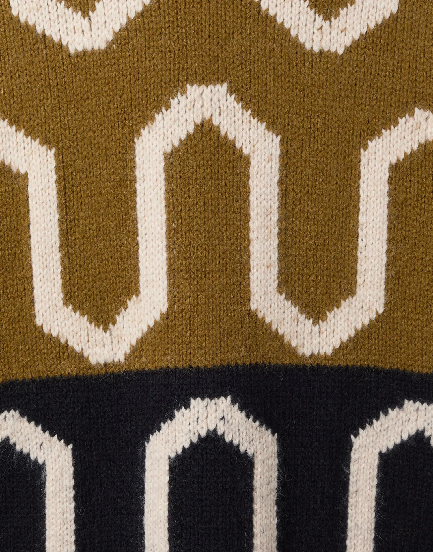 La DoubleJ Maglieria<Comber TurtleneckGreen & Black in Wool