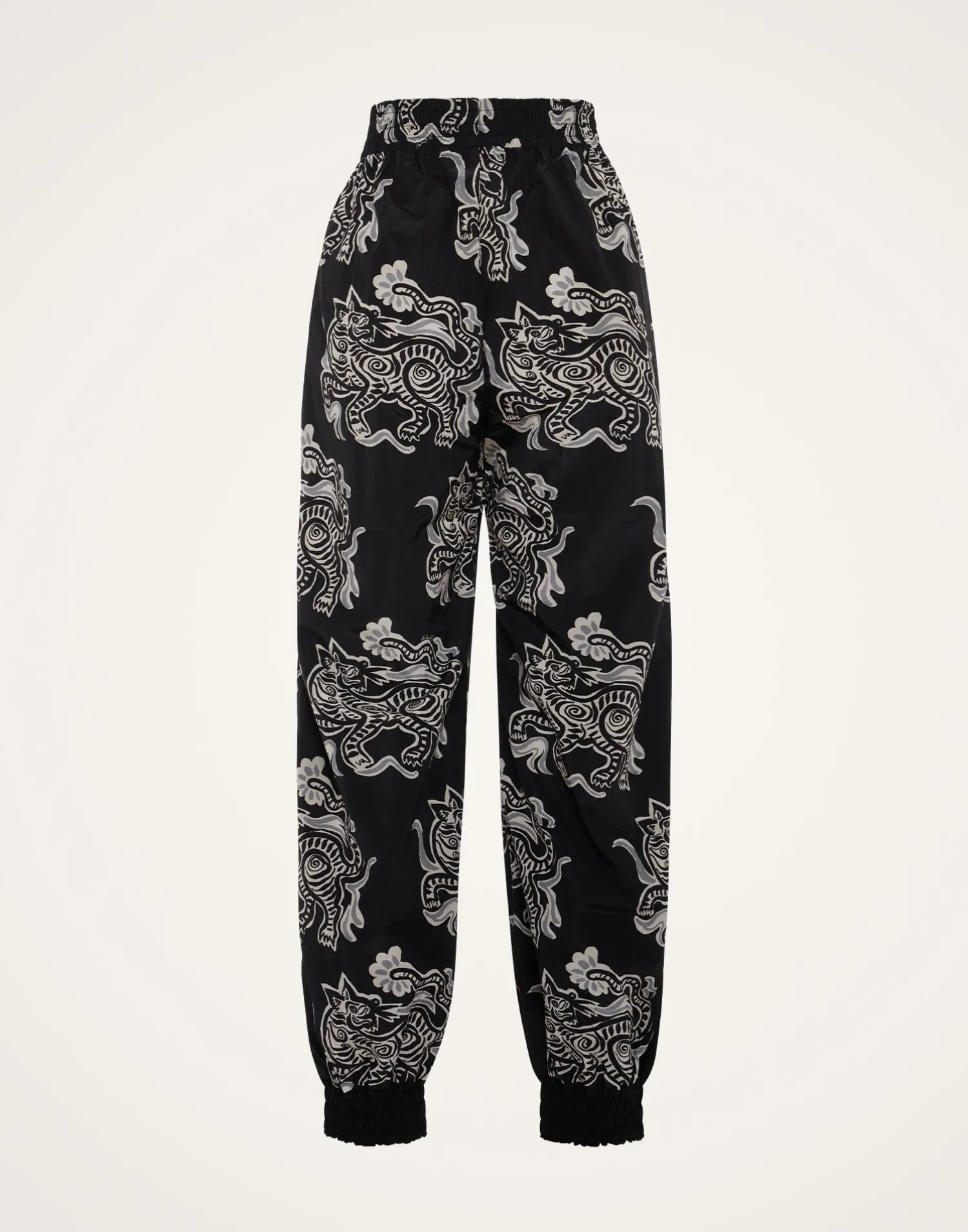 La DoubleJ Loungewear<Court PantsCrazy Tigers Black & White in Nylon