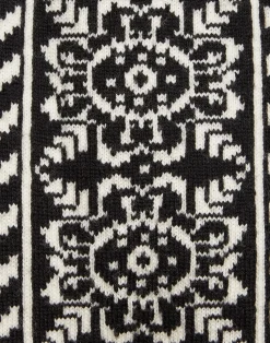 La DoubleJ Maglieria<Cozy CardiganBlack / White in Merino Wool
