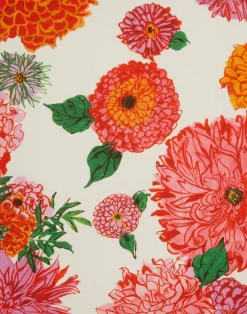 La DoubleJ Home Décor|Cuscini E Coperte<Cushion (45X45)Bright Blooms in Cotton Honan