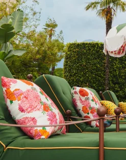 La DoubleJ Home Décor|Cuscini E Coperte<Cushion (45X45)Bright Blooms in Cotton Honan