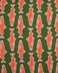 La DoubleJ Cuscini E Coperte|Home Décor<Cushion (45X45)Como Fish Green in Cotton Honan