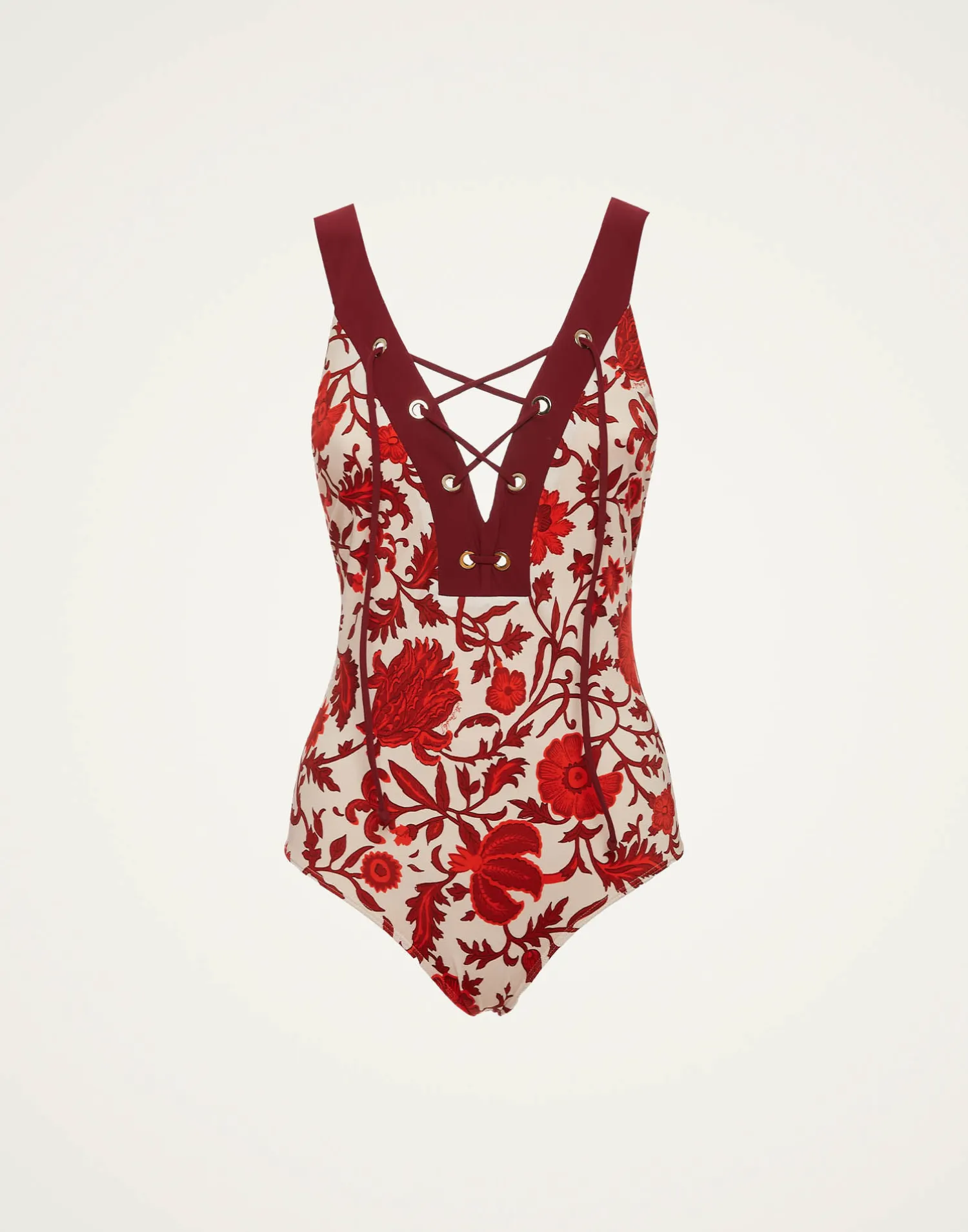 La DoubleJ Moda Mare<Daiquiri SuitDragonflower Mini Red in Lycra