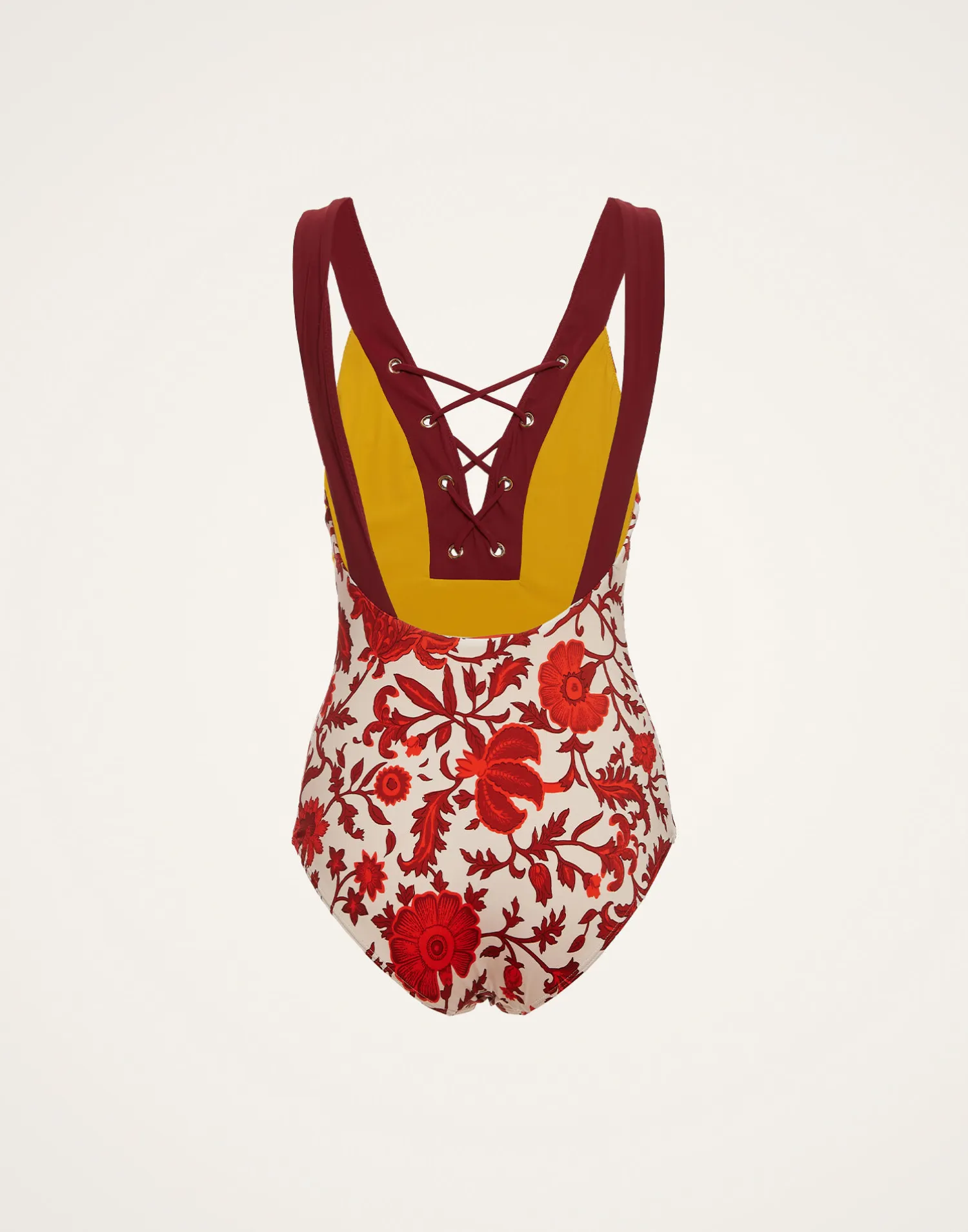 La DoubleJ Moda Mare<Daiquiri SuitDragonflower Mini Red in Lycra